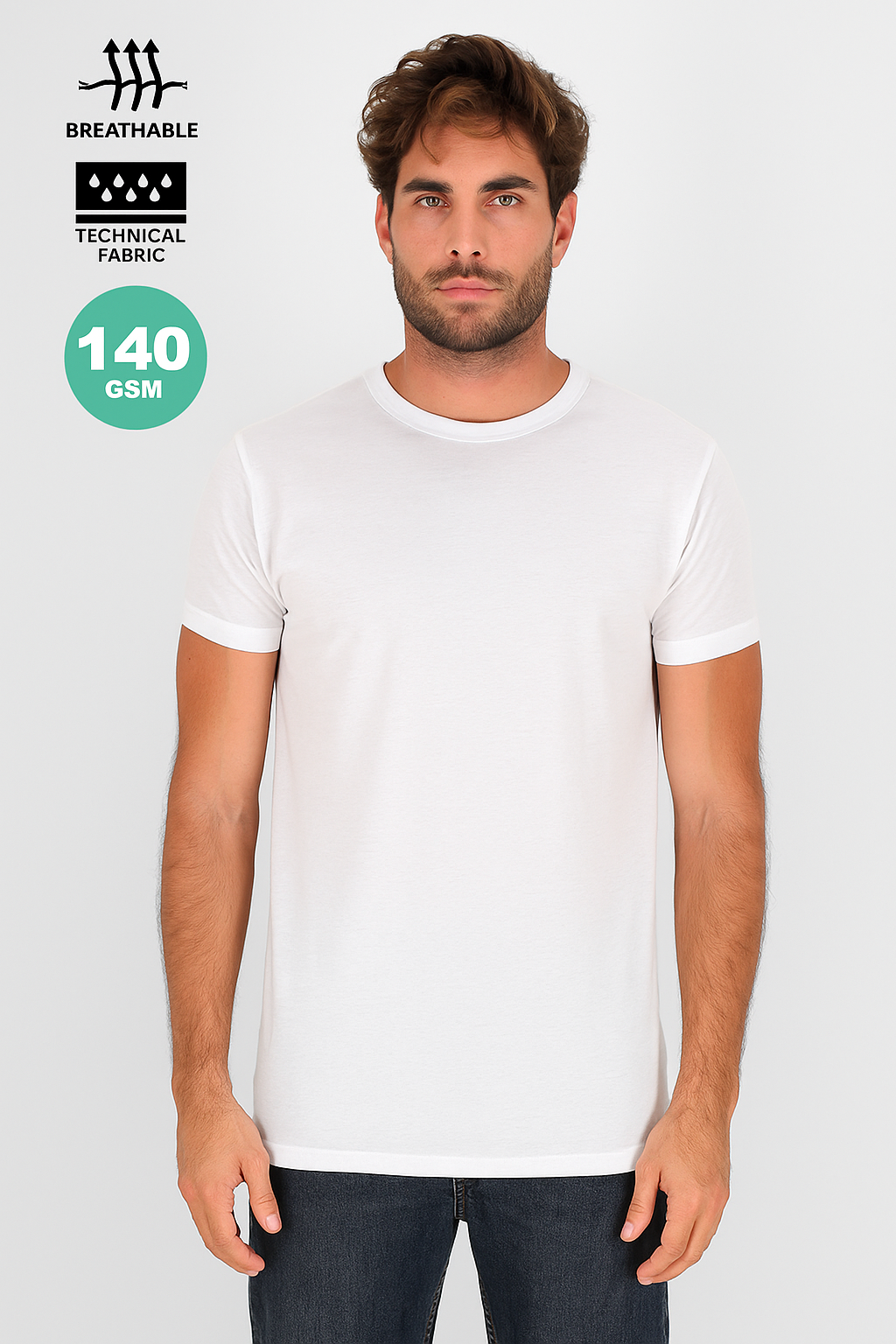 T-shirt sublimação toque de algodão