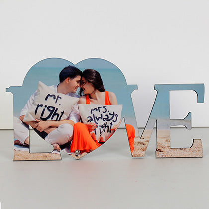 Placa LOVE para sublimar