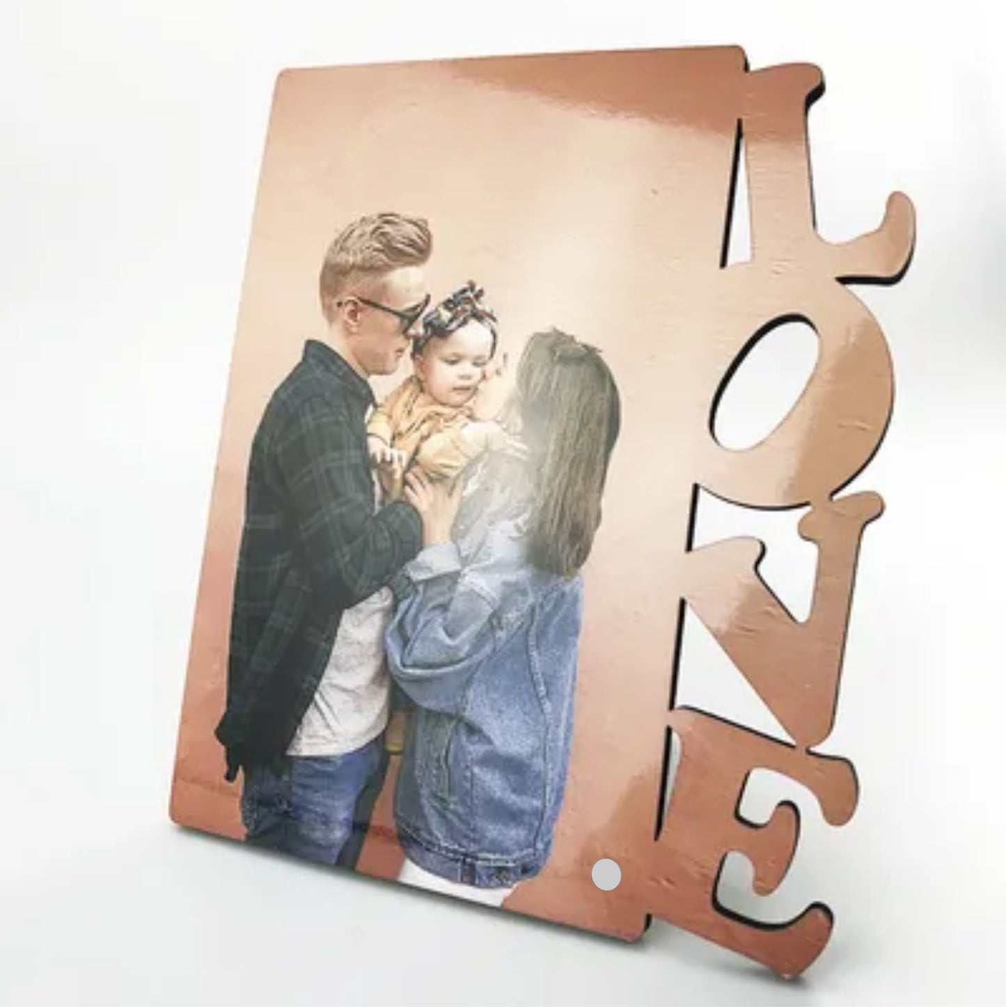 Moldura LOVE vertical para sublimar