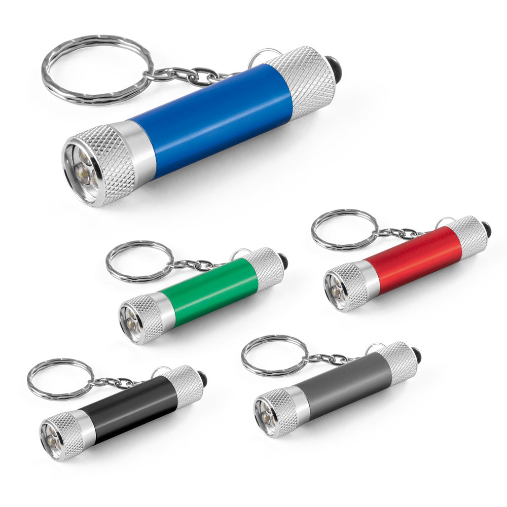 Llavero mini linterna de aluminio