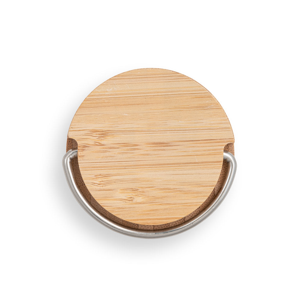 Botella termo de bambú