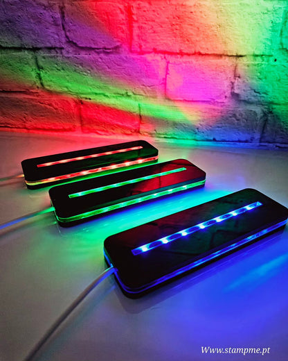 Base led acrílica RGB