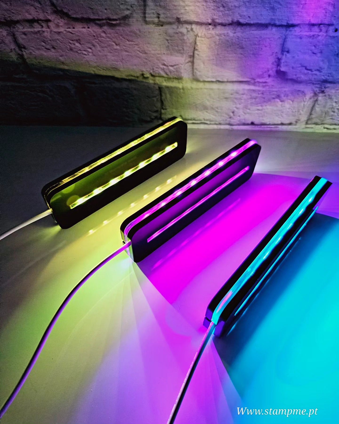 Base led acrílica RGB