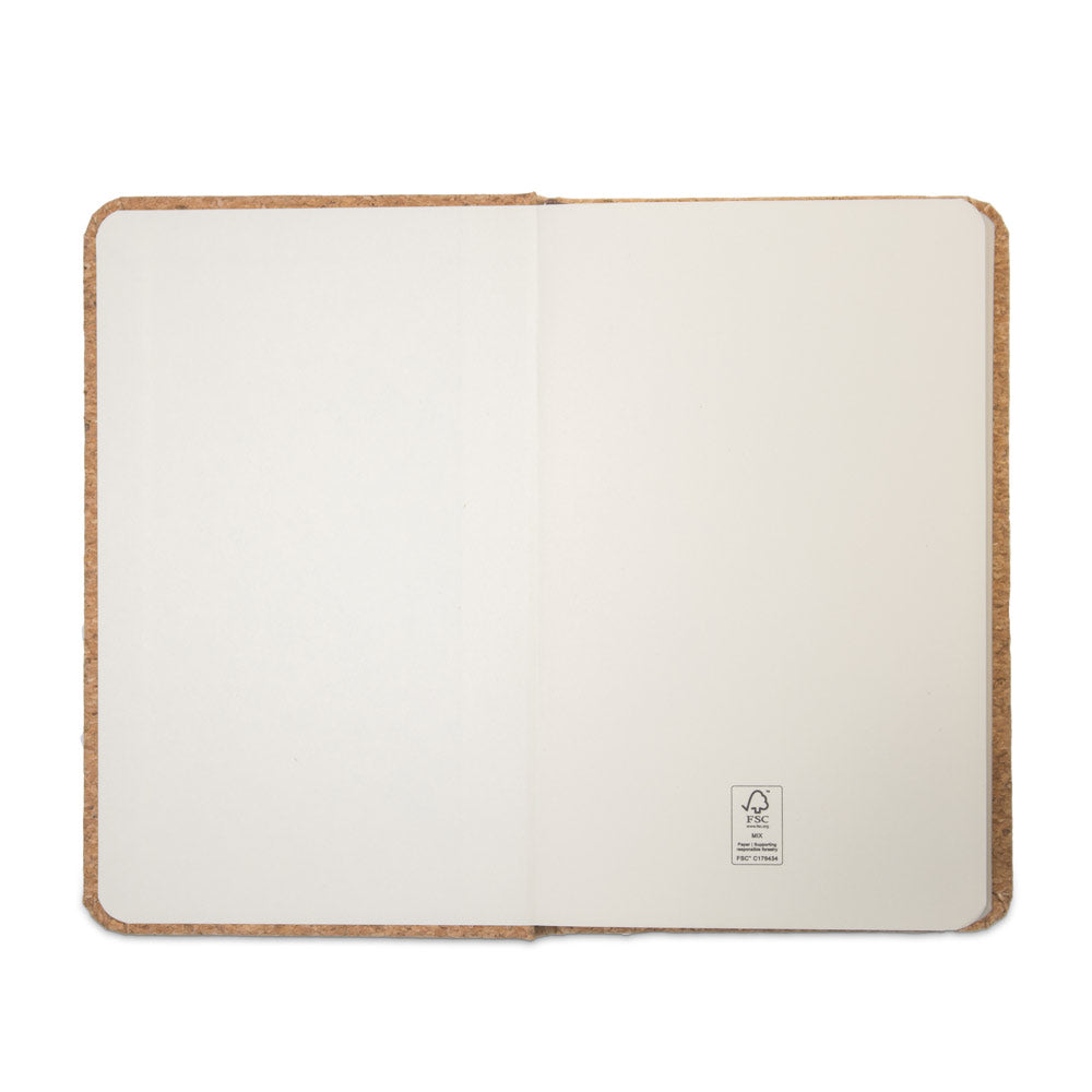 Cuaderno de bolsillo de corcho
