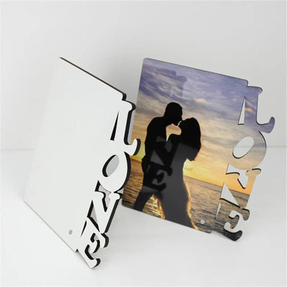 Moldura LOVE vertical para sublimar