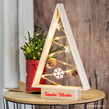 Decoração árvore luminosa