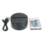 Base LED RGB negra