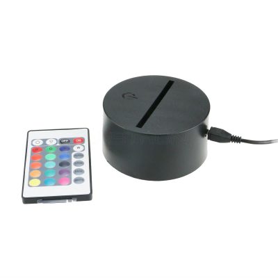 Base LED RGB negra