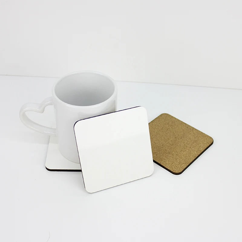 Pousa copos quadrado em mdf