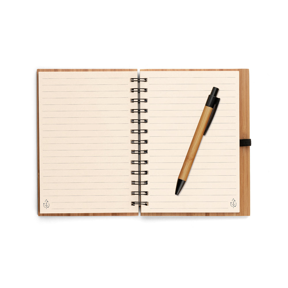 Bloc de notas de bambú A5