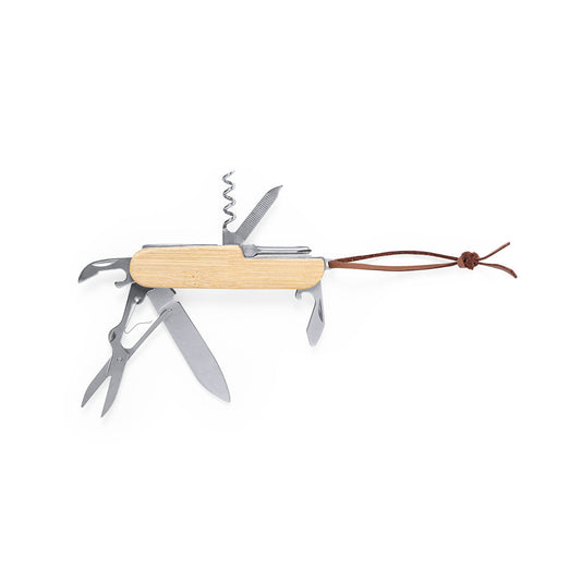 Cuchillo multiusos de bambú.