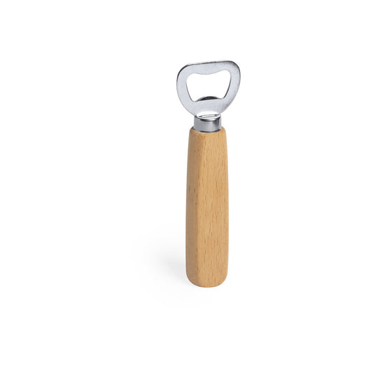 Abre cápsulas de madera y metal.