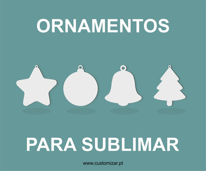 Ornamentos para Sublimação