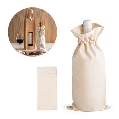 Bolsa de algodón para botellas