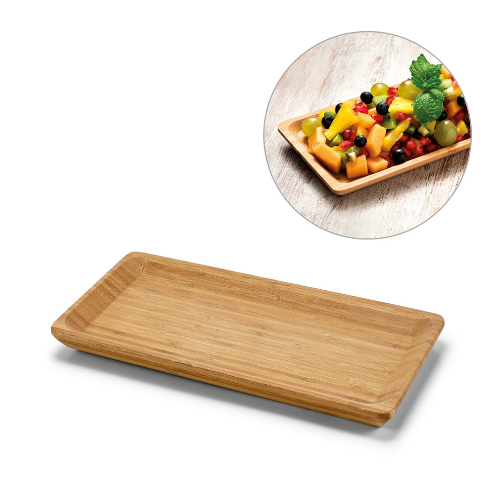 plato de bambú